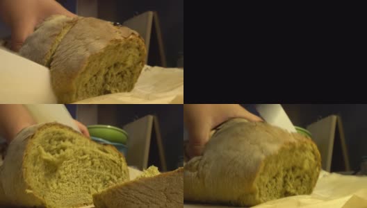 切自制面包皮高清在线视频素材下载