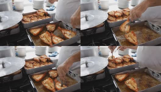 烹饪的龙虾高清在线视频素材下载