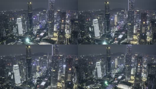 广州现代都市夜景高清在线视频素材下载