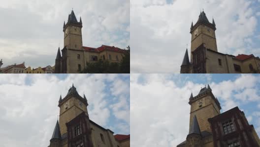 捷克共和国布拉格的天文钟高清在线视频素材下载
