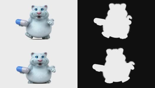 有趣的猫- 3D动画高清在线视频素材下载