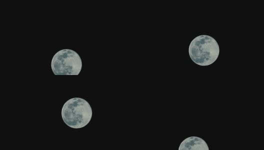 闪亮的满月出现在第一个黑暗，时间流逝高清在线视频素材下载