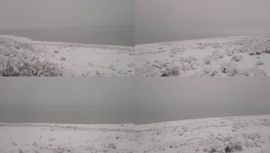 冰冻阿根廷湖全景图高清在线视频素材下载