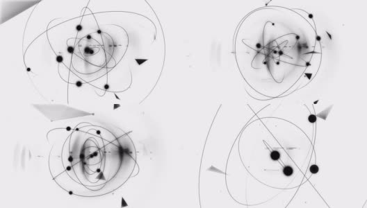 原子自旋高清在线视频素材下载
