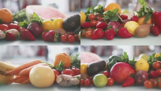 蔬菜跟踪镜头高清在线视频素材下载