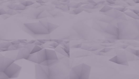 抽象的多边形紫色表面，浅聚焦特写。Loopable运动背景高清在线视频素材下载
