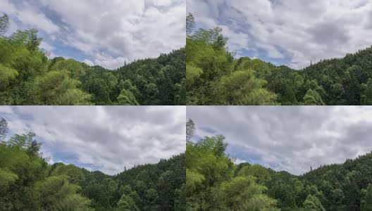 多云的山区延时摄影高清在线视频素材下载