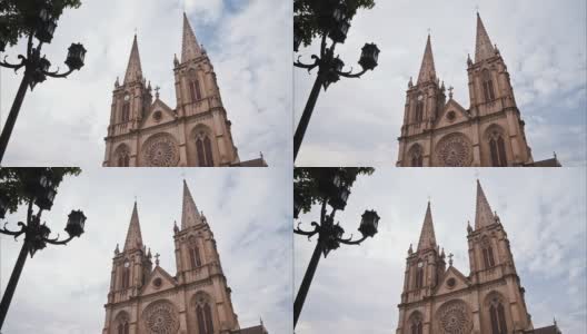教堂在广州高清在线视频素材下载