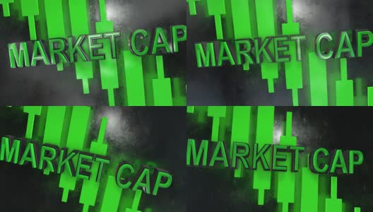 市值或市值3D标题动画股票市场高清在线视频素材下载