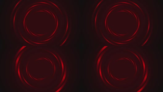 闪亮发光的深红色圆圈视频动画高清在线视频素材下载
