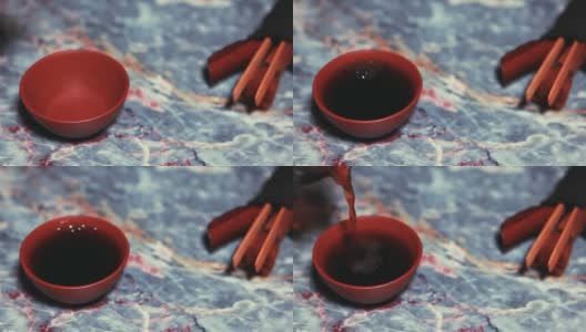 茶杯大理石的画面背景高清在线视频素材下载