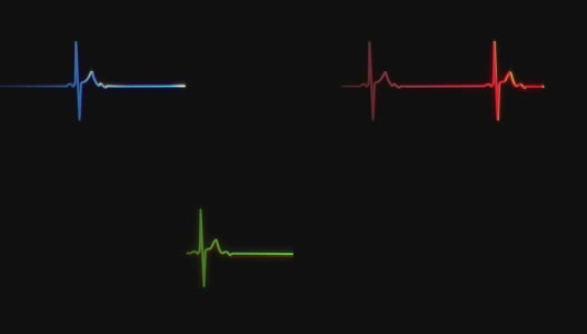 ECG/EKG |脉搏追踪高清在线视频素材下载