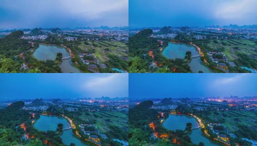 桂林Chuanshan公园高清在线视频素材下载