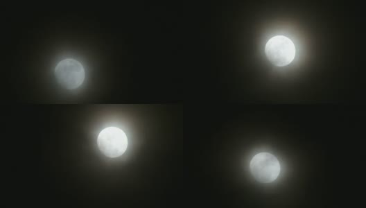 月亮上升延时高清在线视频素材下载