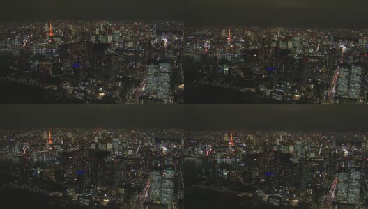 TokyoTower夜间高清在线视频素材下载