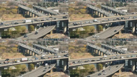 韩国首尔市的交通状况。时间流逝高清高清在线视频素材下载