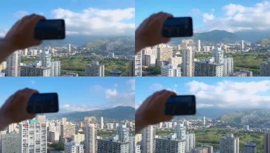 关于在夏威夷檀香山拍摄4K自拍照的观点高清在线视频素材下载