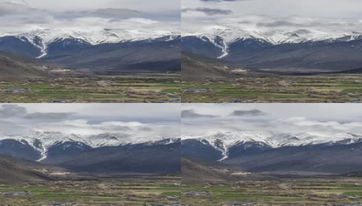 美丽的自然风光，林芝，西藏高清在线视频素材下载