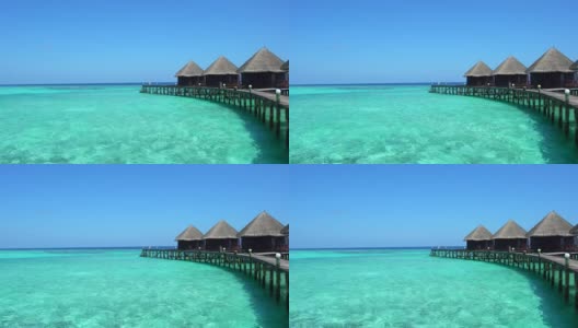 4K马尔代夫海滩度假-暑假高清在线视频素材下载