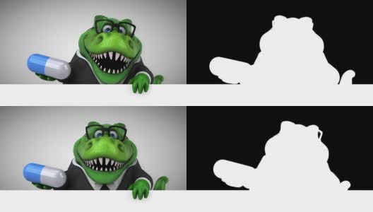 有趣的trex- 3D动画高清在线视频素材下载