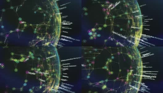 银行及财务条款高清在线视频素材下载