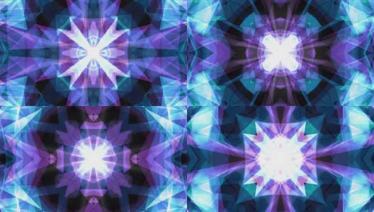 抽象对称蓝紫多边形形状网闪亮云动画背景新质量动态技术运动彩色视频素材高清在线视频素材下载