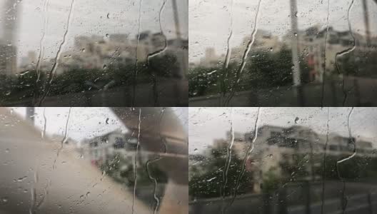 窗外的雨高清在线视频素材下载