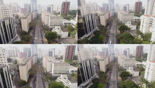 巴西圣保罗市7月9日大道高清在线视频素材下载