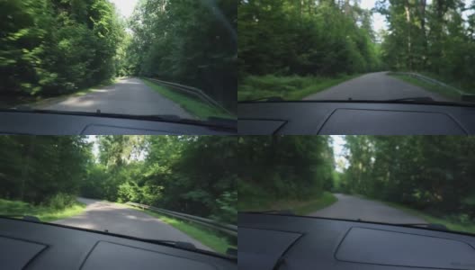车窗视图在运动高清在线视频素材下载