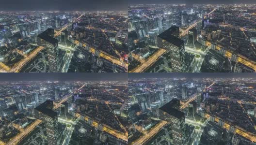 T/L WS HA ZI Beijing Urban Skyline at Night /北京，中国高清在线视频素材下载