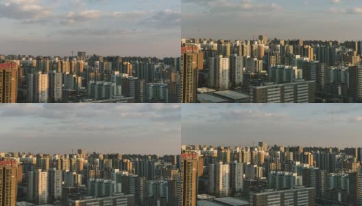 T/L WS HA TD Residential Buildings, Changing in Sunlight / Beijing, China高清在线视频素材下载