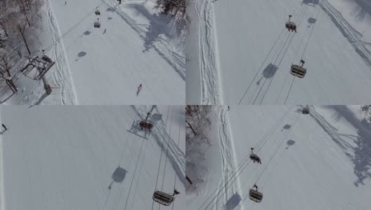 航空：滑雪高清在线视频素材下载