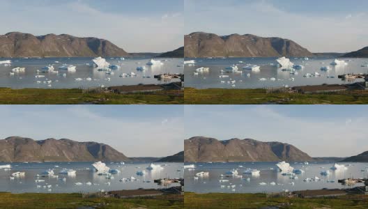 纳萨克外的冰山高清在线视频素材下载