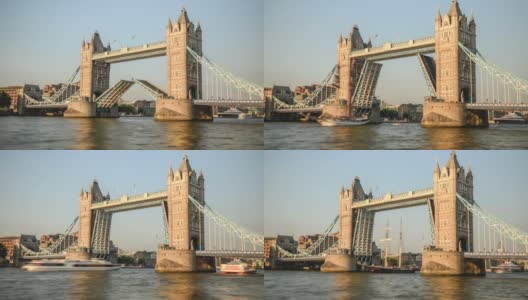 伦敦塔桥时光流逝高清在线视频素材下载