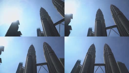 吉隆坡的双子塔高清在线视频素材下载