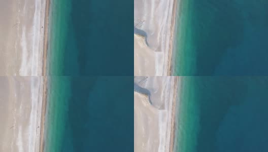 鸟瞰奥林匹斯和Cirali海滩在安塔利亚省。高清在线视频素材下载