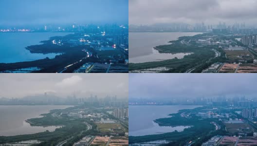 中国深圳风光延时摄影高清在线视频素材下载