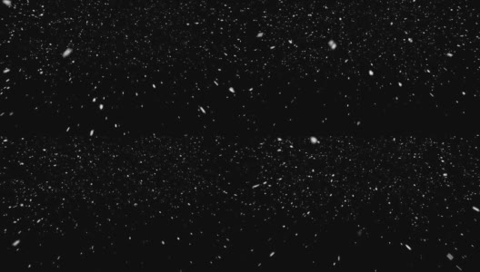 循环动画雪花落向相机，阿尔法哑光高清在线视频素材下载