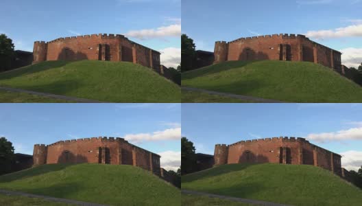 切斯特城堡，拍摄于2016年6月高清在线视频素材下载