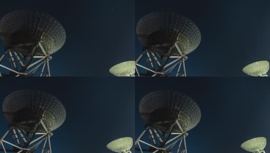 观测银河系的T/L射电望远镜高清在线视频素材下载
