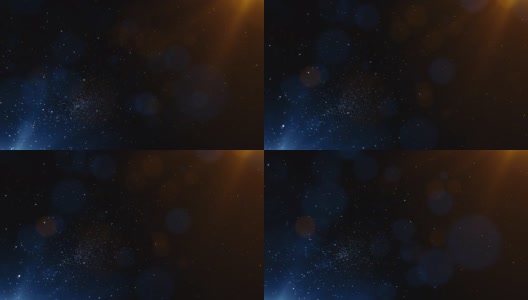 粒子蓝橙事件游戏预告片标题电影音乐会舞台背景循环高清在线视频素材下载