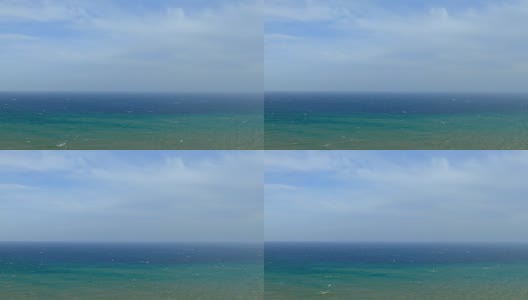 Multicolored surface of sea water高清在线视频素材下载