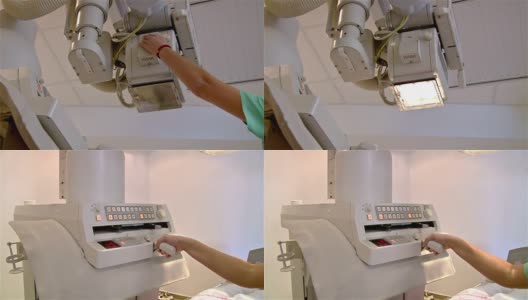 用X光设备做手术的医生高清在线视频素材下载