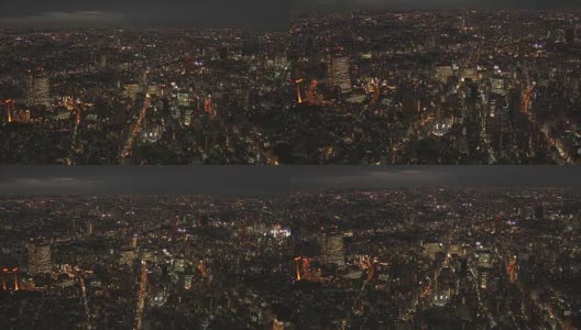 东京的夜景高清在线视频素材下载