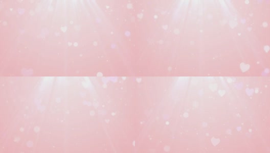粉色情人节心形背景，循环高清在线视频素材下载