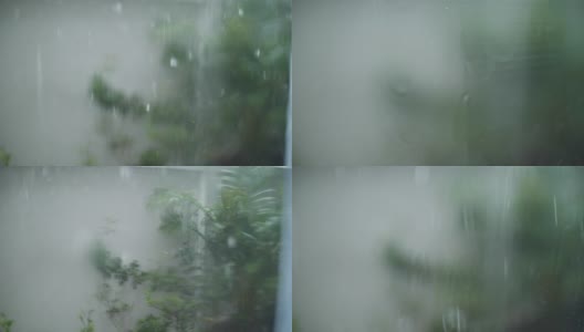 寂寞随雨落窗外，4K高清在线视频素材下载