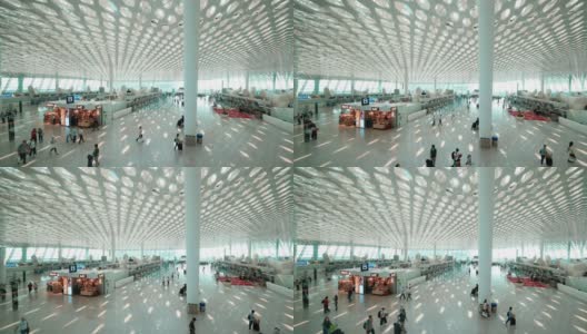 现代深圳机场高清在线视频素材下载