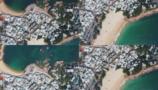 港岛石澳的无人机照片高清在线视频素材下载