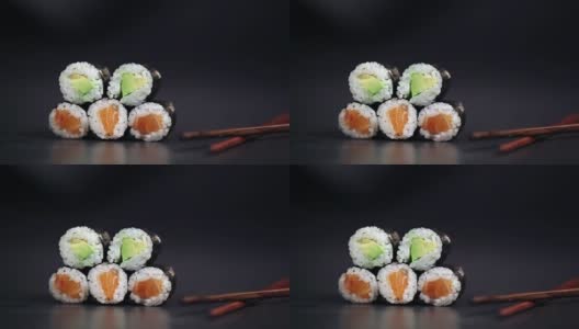 寿司寿司卷。高清在线视频素材下载
