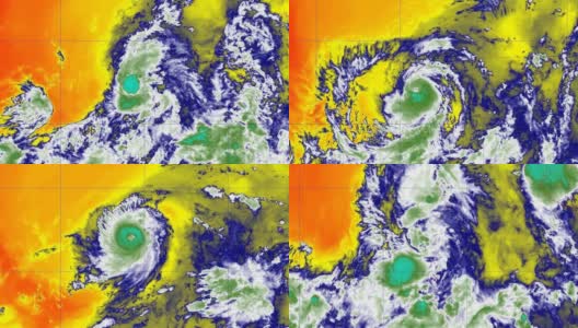 2019年飓风Kiko 10级高清在线视频素材下载